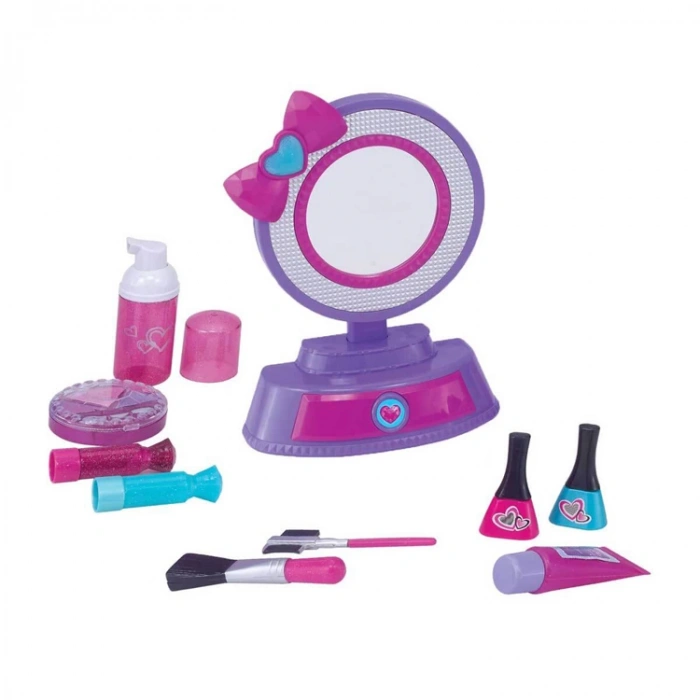 SUNMAN BE1355 PRETTY PINKY AYNALI IŞIKLI 11 PARÇA MAKYAJ SETİ 3+