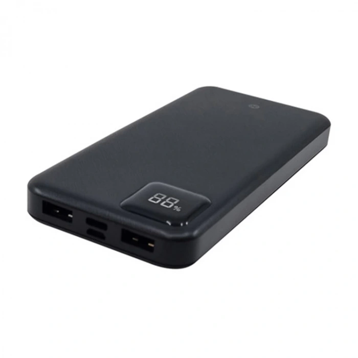 DEXIM YD-10 DCA0046 2xUSB LCD EKRAN 10.000mAh TAŞINABİLİR POWERBANK SİYAH