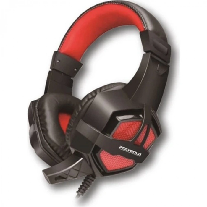POLYGOLD PG-6965 TEK JACKLI USB IŞIKLI OYUNCU KULAKLIĞI
