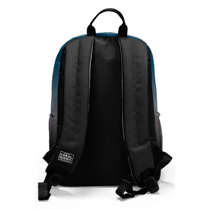 CORAL HIGH 23642 KIDS NEFTİ GRİ RENK GEÇİŞLİ DÖRT BÖLMELİ SIRT ÇANTASI