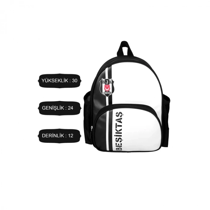 ME BEŞİKTAŞ 24349 ME COLLECTION ANAOKULU SIRT ÇANTASI SİYAH-BEYAZ
