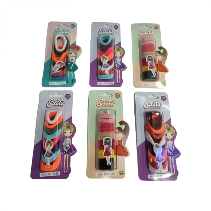 SASTA 557370 HAVLU SAÇ TOKASI 12Lİ