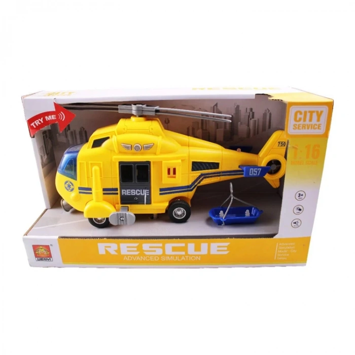 KIZILKAYA KZL-WY750A 1:16 SESLİ IŞIKLI HELİKOPTER KUTULU