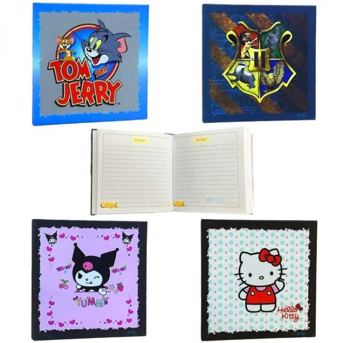 COOL SERT KAPAK DESENLİ  NOT DEFTERİ  70gr. 100 YP. ÇİZGİLİ -  99/2447