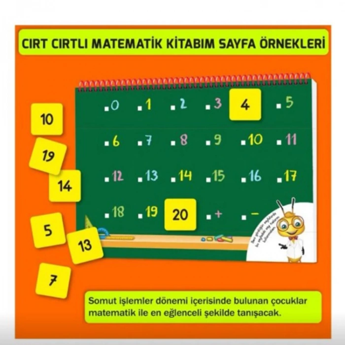 YÜKSELEN ZEKA - CIRT CIRTLI MATEMATİK KİTABIM (3-6 YAŞ)