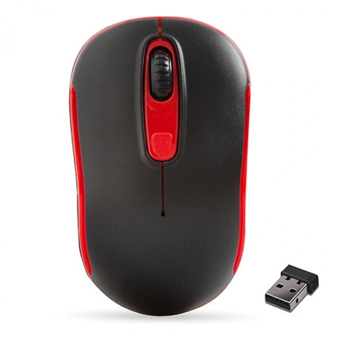 EVEREST SM-804 USB 2.4Ghz OPTİK WIRELESS MOUSE SİYAH-KIRMIZI