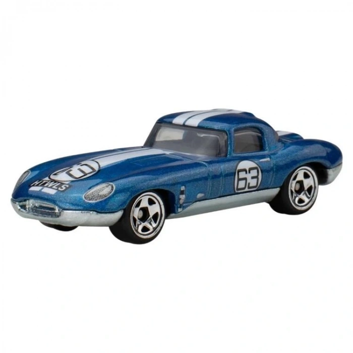 MATTEL HRT81/JBY90 HOT WHEELS SILVER SERIES VINTAGE JAGUAR LIGHTWEIGT E-TYPE ARABA - TEKLİ