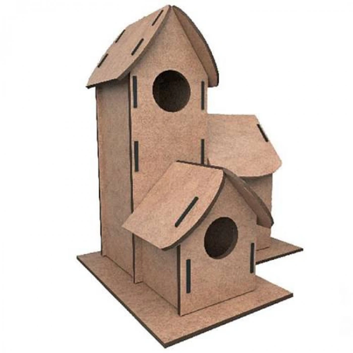 BU-BU KUŞ EVİ AHŞAP BOYAMA AC0006