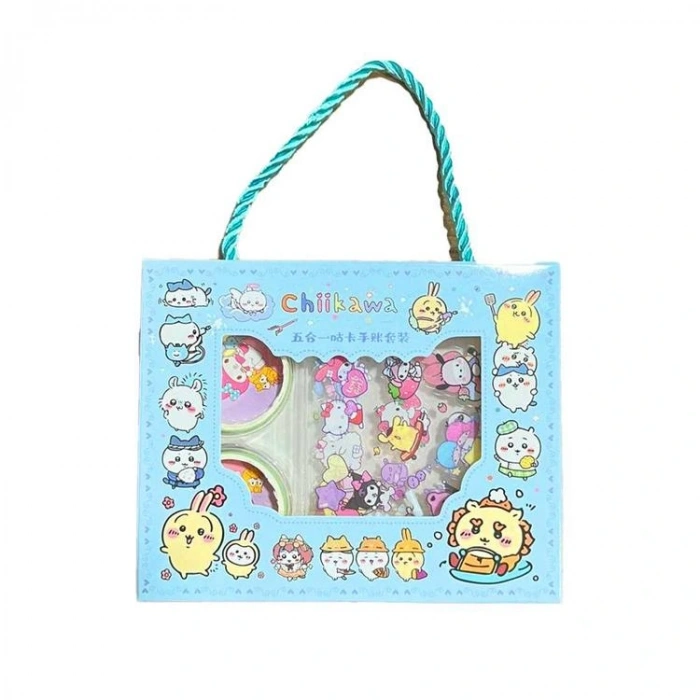 BAM YF-8848 SAPLI ÇANTALI ÇİZGİ KARAKTERLER STİCKER SETİ - TEKLİ