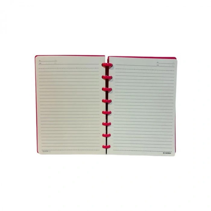 TMN CROTUS A5 YENİ NESİL DİSK SPİRALLİ A5 PP KAPAK 80 YP. ÇİZGİLİ DEFTER 596584