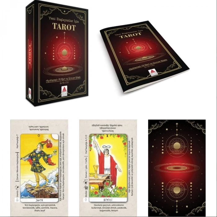 DELTA TAROT YENİ BAŞLAYANLAR İÇİN 78 KART VE YORUM KİTABI