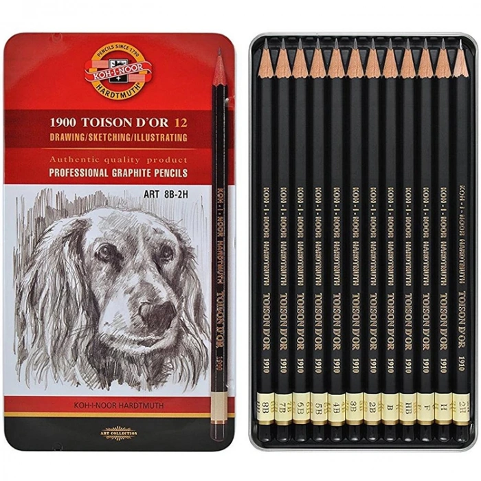 KOH-I NOOR 1912 TOISON DOR 12Lİ DERECELİ KALEM SETİ