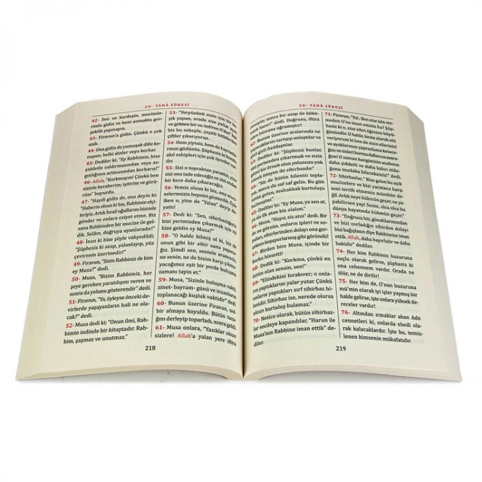 KURAN-I KERİM METİNSİZ YÜCE MEALİ - ÇANTA BOY