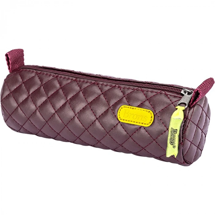 BRONS BR-3032 KAPİTONE DESENLİ SİLİNDİR KALEMLİK