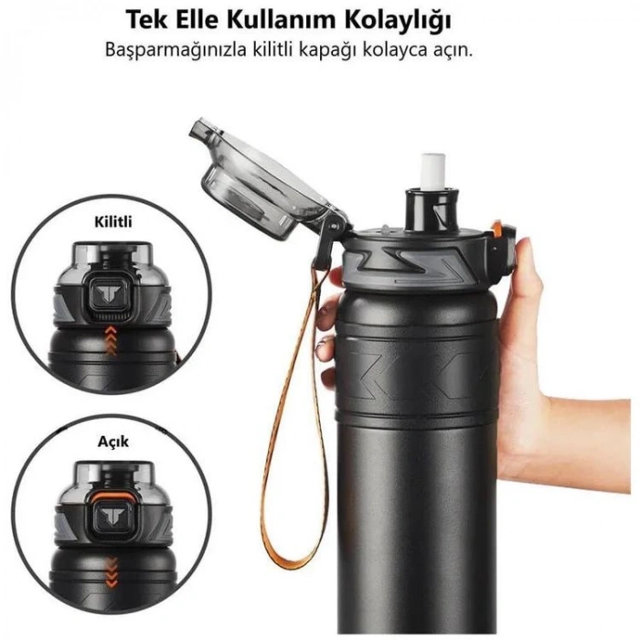 VAGONLİFE  T2022 TKK PASLANMAZ ÇELİK TERMOS 500 ML SİYAH