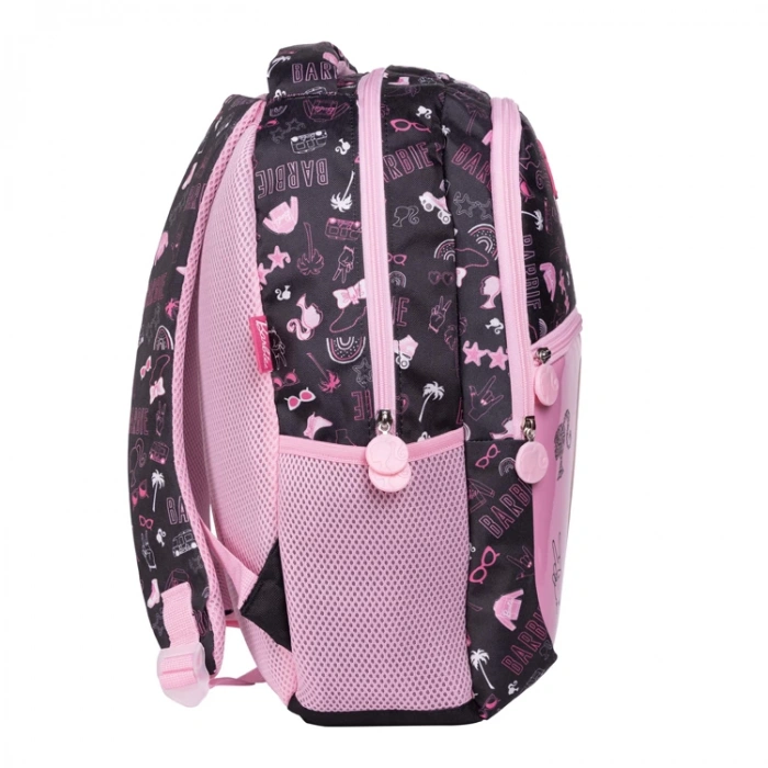 TMN 592886 BARBIE GÖRSELLİ OKUL SIRT ÇANTASI 2700 SİYAH PEMBE