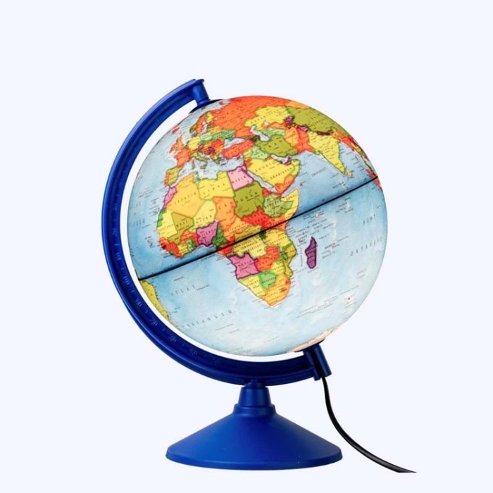 GÜRBÜZ 20 CM SİYASİ IŞIKLI KÜRE