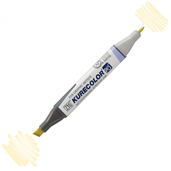 ZIG KURECOLOR KC-3000 421 (422) TWIN S MARKER KALEM CREAM YELLOW