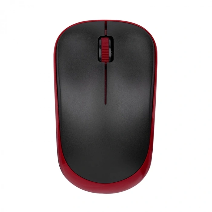 EVEREST SM-833 USB KABLOSUZ OPTİK MOUSE SİYAH/BORDO