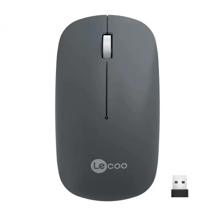 LENOVO LECOO WS214 1200 DPI 3 TUŞLU KABLOSUZ MOUSE GRİ