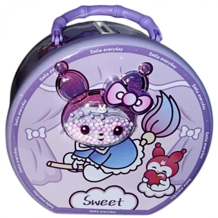 GİFTZEN S-276-C HELLO KITTY SAPLI ŞİFRELİ KİLİTLİ METAL KUMBARA 3+ - TEKLİ