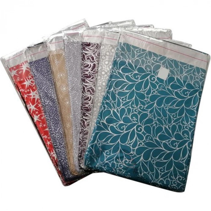 SAN METALİZE YAPIŞKANLI HEDİYE POŞETİ 12X17 (100 Adet)