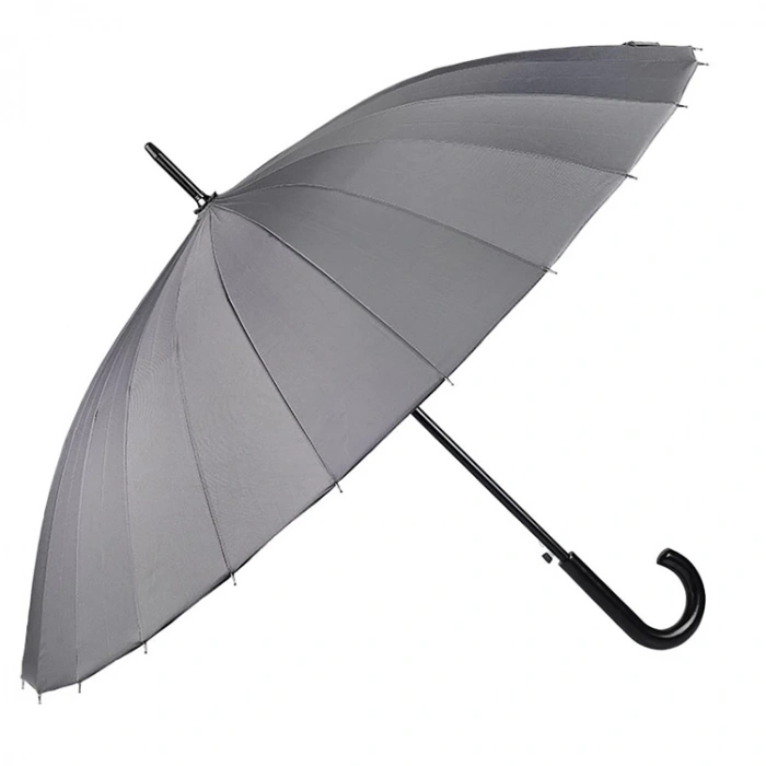 RUBENİS RB-056M 24 TELLİ - SİYAH BASTON 24 TELLİ OTOMATİK ŞEMSİYE