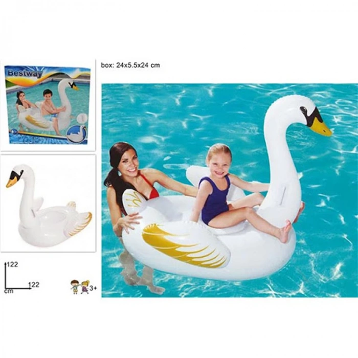 BESTWAY 41123 122X122 CM TUTMALI KUĞU DENİZ YATAĞI  BOT