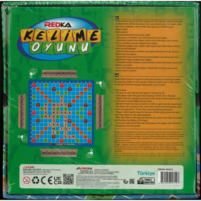 REDKA RD5310 KELİME ZEKA AKIL KUTU OYUNU