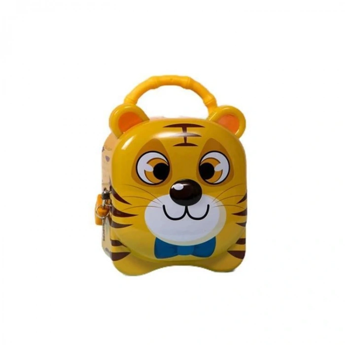 HUN BEST S-252 (13-17) KAPLAN SAPLI KİLİTLİ METAL KUMBARA 3+ - TEKLİ