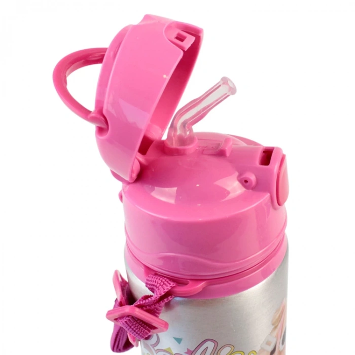 CEM BARBIE B-ALM-500 ALUMINYUM PİPETLİ MATARA (SULUK) 500ML