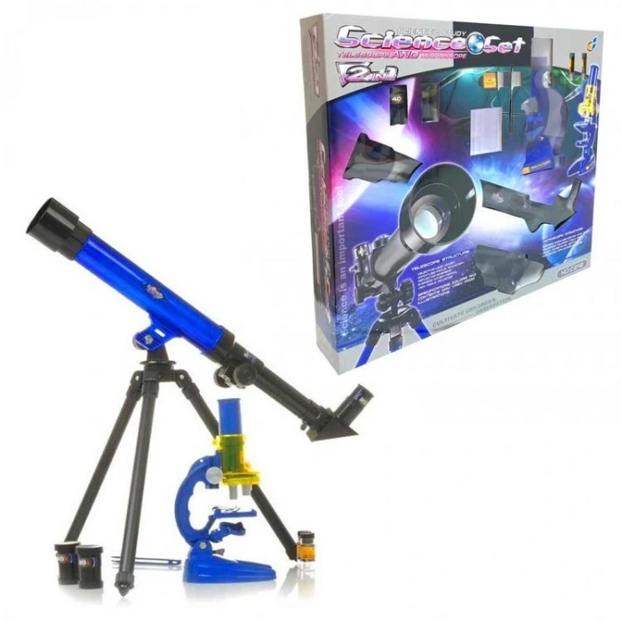 CANEM C2112 TELESKOP VE MİKROSKOP SETİ KUTULU 3+