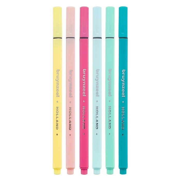 BRUYNZEEL FINELINER LIGHT RENKLER 0.4mm 6LI  KALEM SETİ  - B60241306