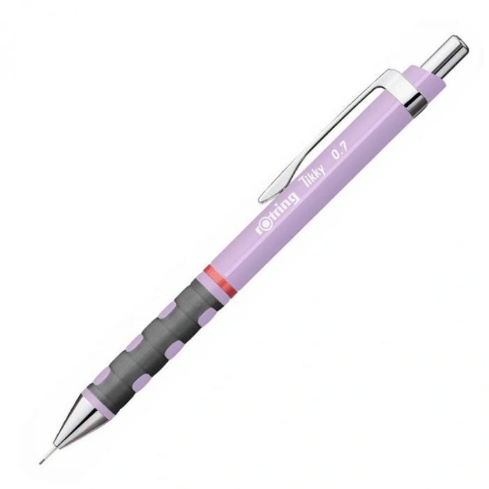 ROTRING TIKKY VERSATİL + MİN + SİLGİ 3LÜ OKUL SETİ - 0.7 mm LİLA