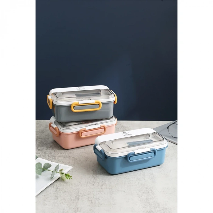 VAGONLİFE PASLANMAZ ÇELİK YEMEK KABI 900 ML - LUNCH BOX  XC-588