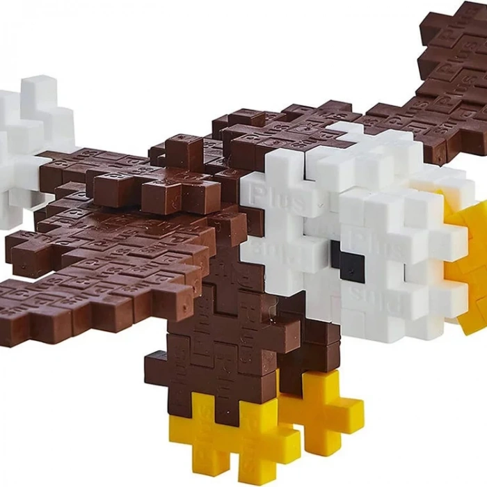 PLUS-PLUS 4273 BALD EAGLE MİNİ MİX BLOK PUZZLE YAPI SETİ 100 PARÇA TÜP