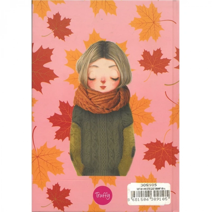 TRUFFY 309105 14x20cm SERT KAPAK ÇİZGİSİZ DEFTER 96 YP. - SONBAHAR