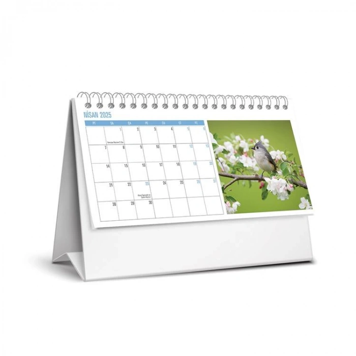 KESKİN MTK-822 KARTON ÜÇGEN MASA TAKVİMİ - KUŞLAR  (600041-99)