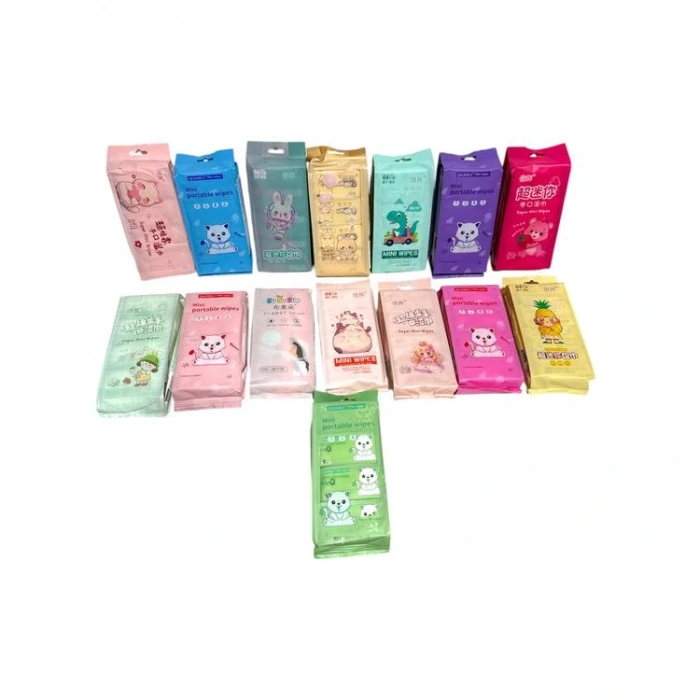 HELVACIOĞLU 9510 CEP TİPİ MİNİ ISLAK MENDİL PAKET  8Lİ   (1 PAKET)