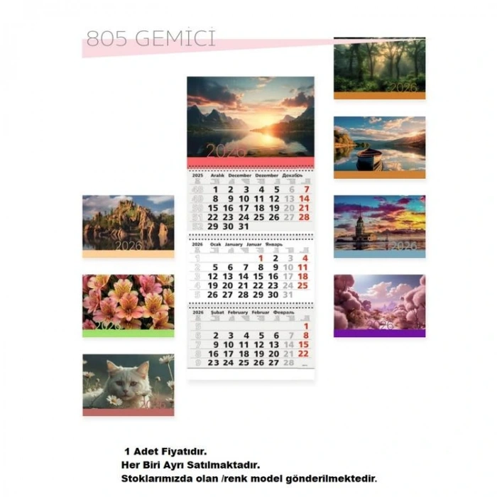 GIPTA BRİSTOL GEMİCİ TAKVİMİ  - 0805BRS