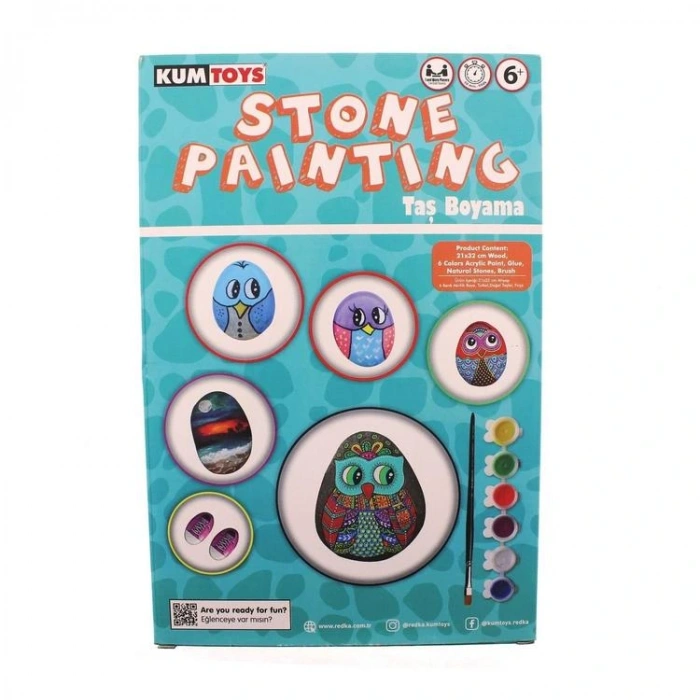 KUMTOYS KM5307 TAŞ BOYAMA