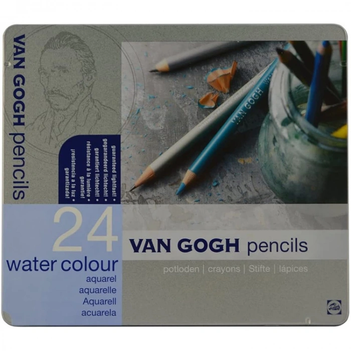 VAN GOGH SULU BOYA KALEM SETİ 24 RENK TENEKE KUTU