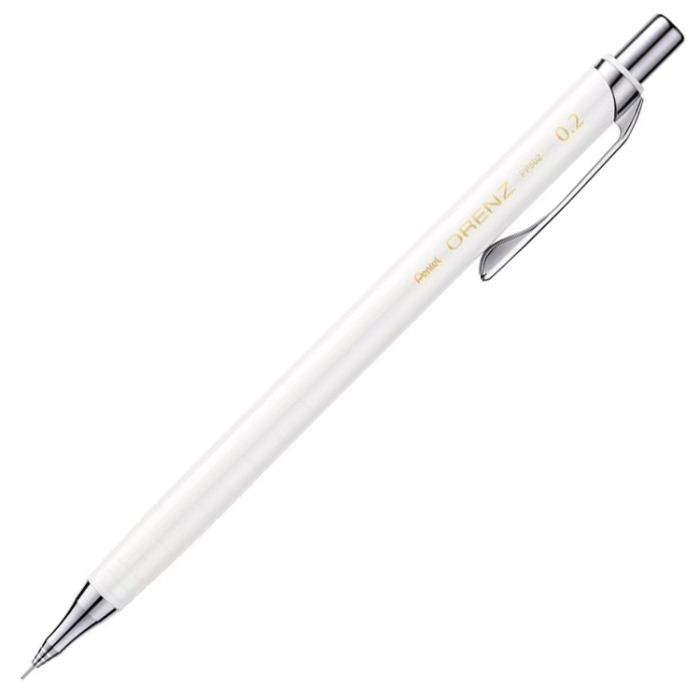 PENTEL ORENZ XPP502-WX 0.2mm UÇ KORUMALI TEKNİK ÇİZİM VERSATİL KALEM BEYAZ