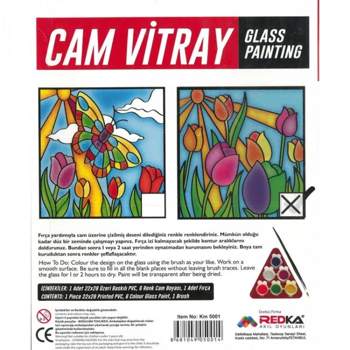 KUMTOYS KM5001 CAM VİTRAY SET KUTULU