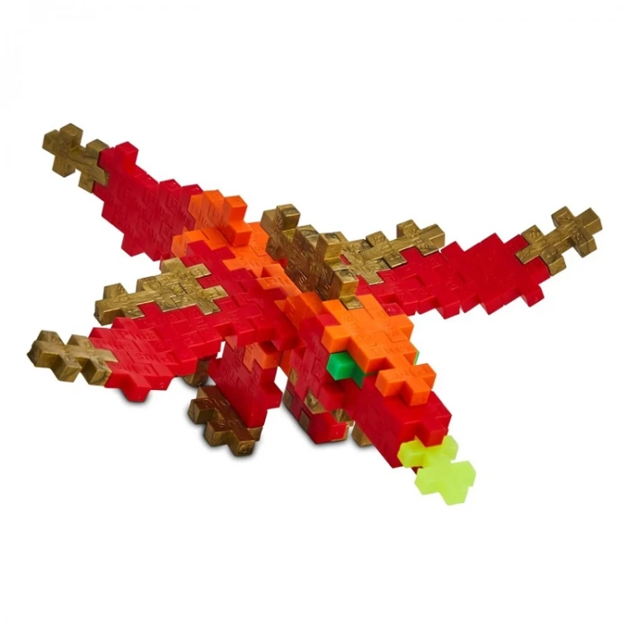 PLUS-PLUS 4267 DRAGON MİNİ MİX BLOK PUZZLE YAPI SETİ 100 PARÇA TÜP