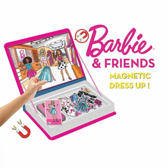 DİYTOY BRB1901 BARBIE FASHIONISTAS MANYETİK GİYDİRME OYUNU MODA 62 PARÇA