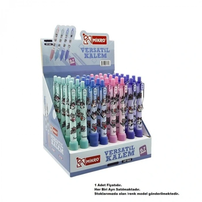 MİKRO MP-868  0.7mm VERSATİL KALEM - TEKLİ