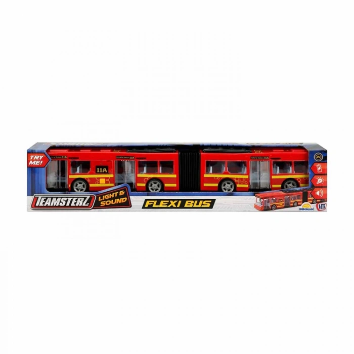 SUNMAN 1416566 TEAMSTERZ FLEXİ BUS SESLİ IŞIKLI SÜRTMELİ ARABA V22