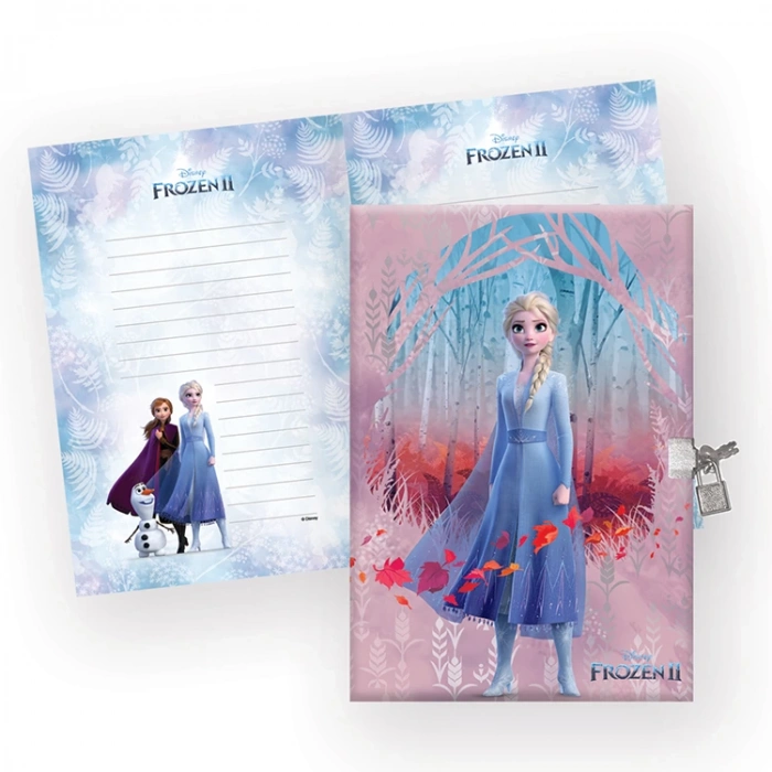 KESKİNCOLOR FROZEN II 14X20 104yp KİLİTLİ HATIRA DEFTERİ