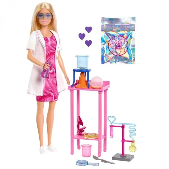MATTEL HRG41-JCR70 BARBIE DELUXE KARİYER BEBEKLERİ - BİLİM UZMANI VE AKSESUARLARI